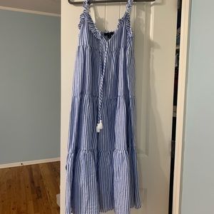 J.Crew Cotton-linen Tiered Maxi Dress - new with tags